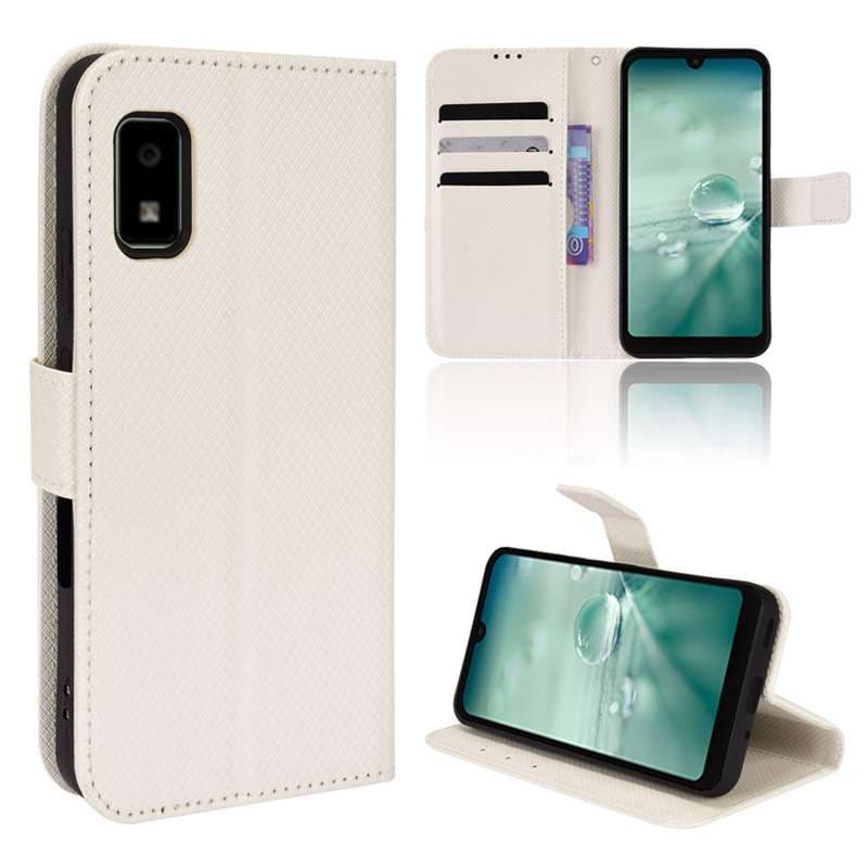 手帳型スマホケース AQUOS用多機能フリップウォレットケース