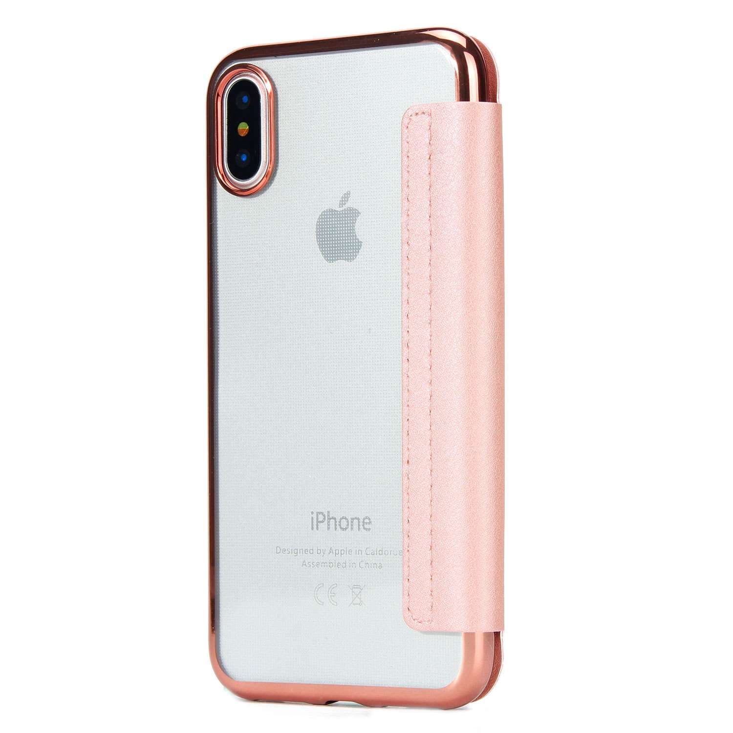 手帳型スマホケース 高級感あふれるiPhone用レザー調手帳型ケース