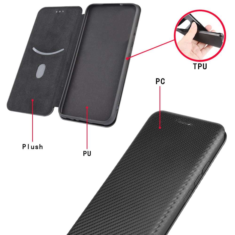 ハート柄付き多機能手帳型スマホケース