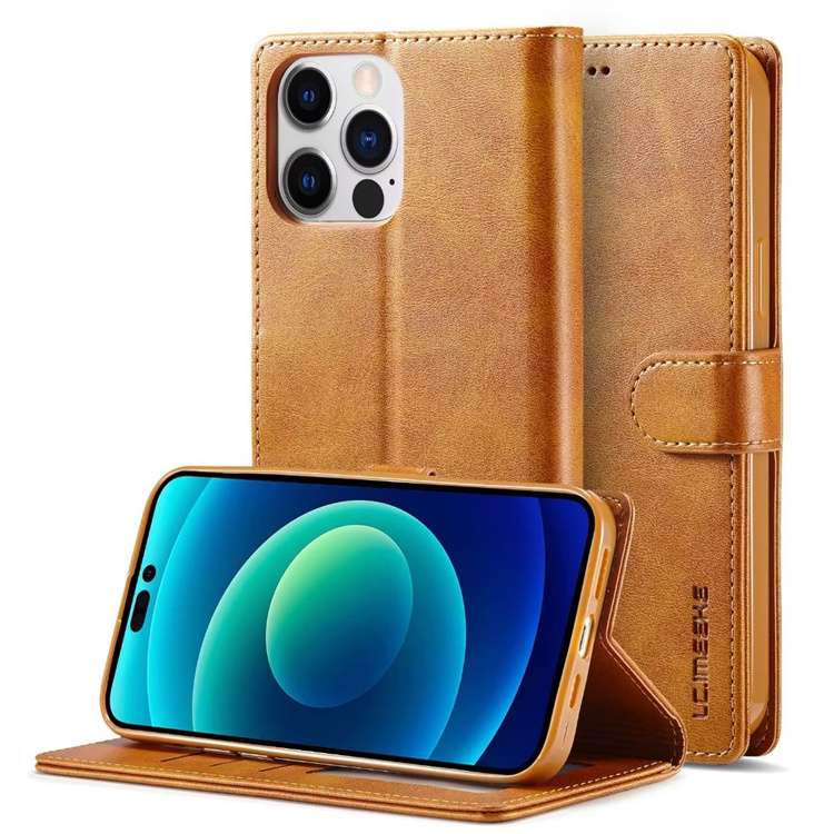 手帳型スマホケース 多機能レザー調手帳型iPhoneケース