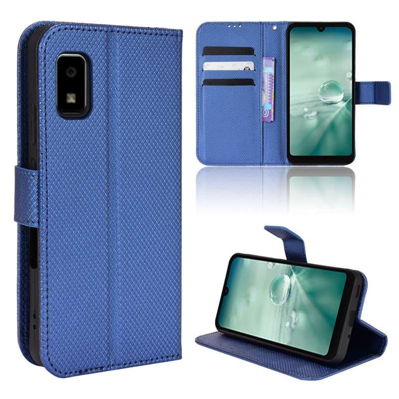 手帳型スマホケース AQUOS用多機能フリップウォレットケース