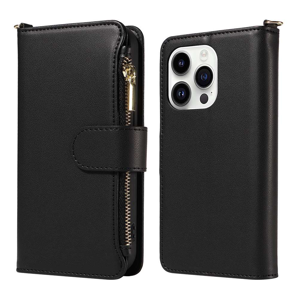 手帳型スマホケース 多機能カード収納付き手帳型iPhoneケース