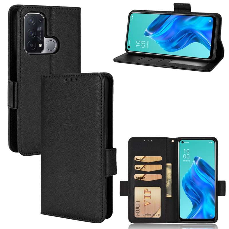 手帳型スマホケース OPPO用多機能レザー手帳型ケース