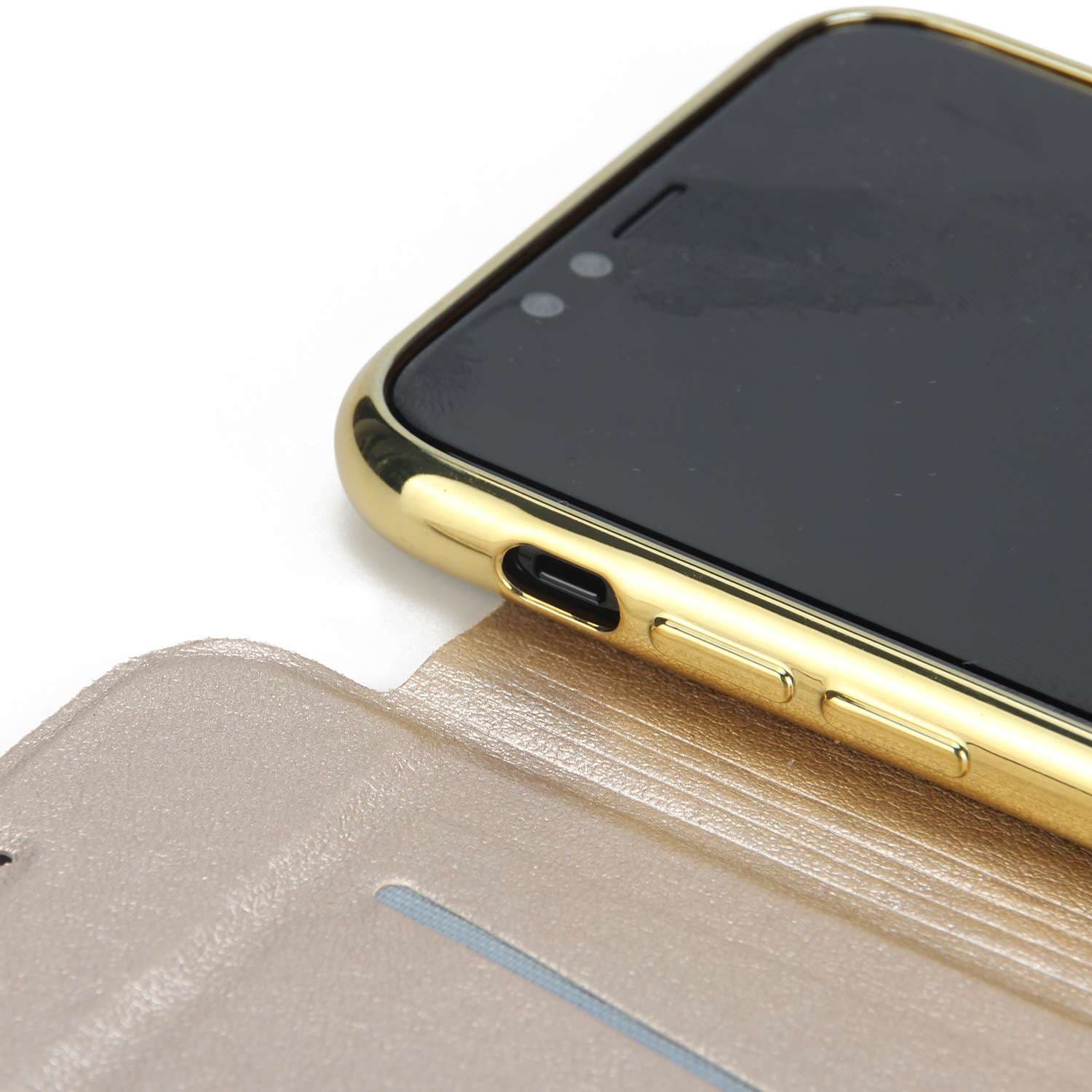 手帳型スマホケース 高級感あふれるiPhone用レザー調手帳型ケース