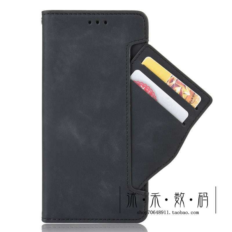 手帳型スマホケース アクオス用 多機能カード収納手帳型ケース