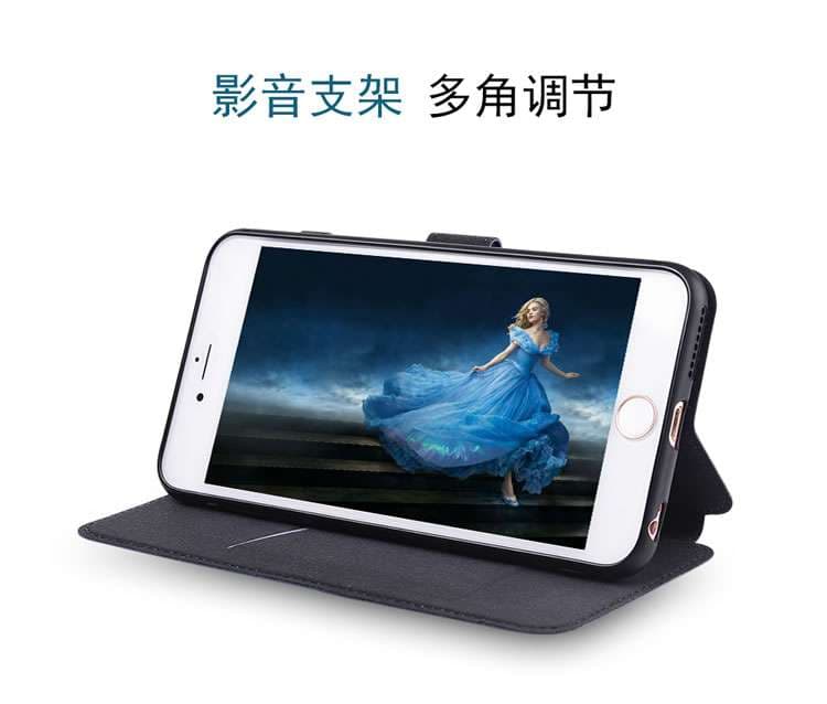 手帳型スマホケース AQUOS用高級レザー調フリップケース