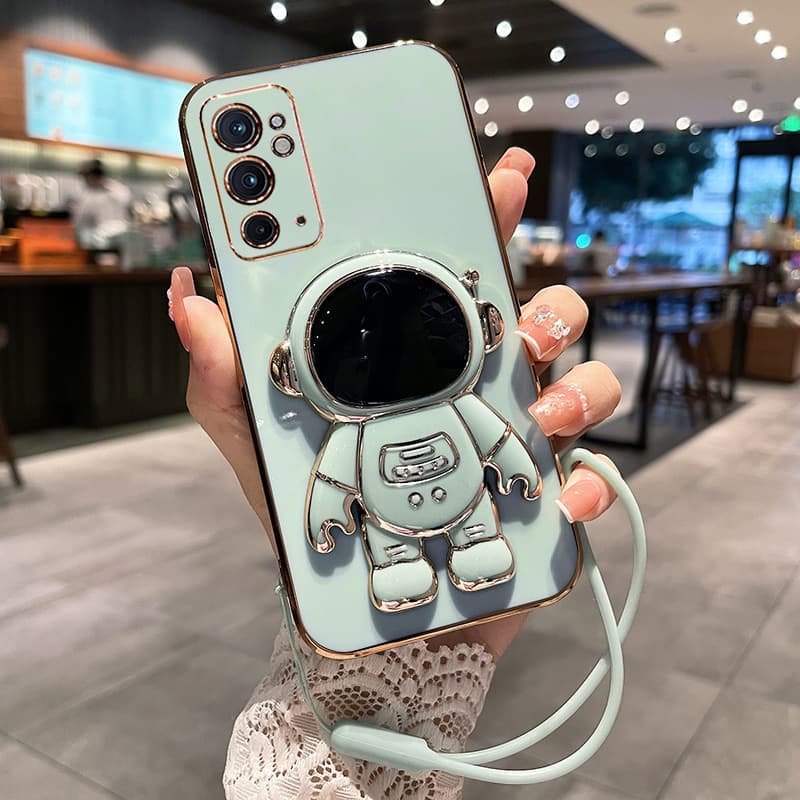 手帳型スマホケース 宇宙飛行士 立体飾り付き スマホケース